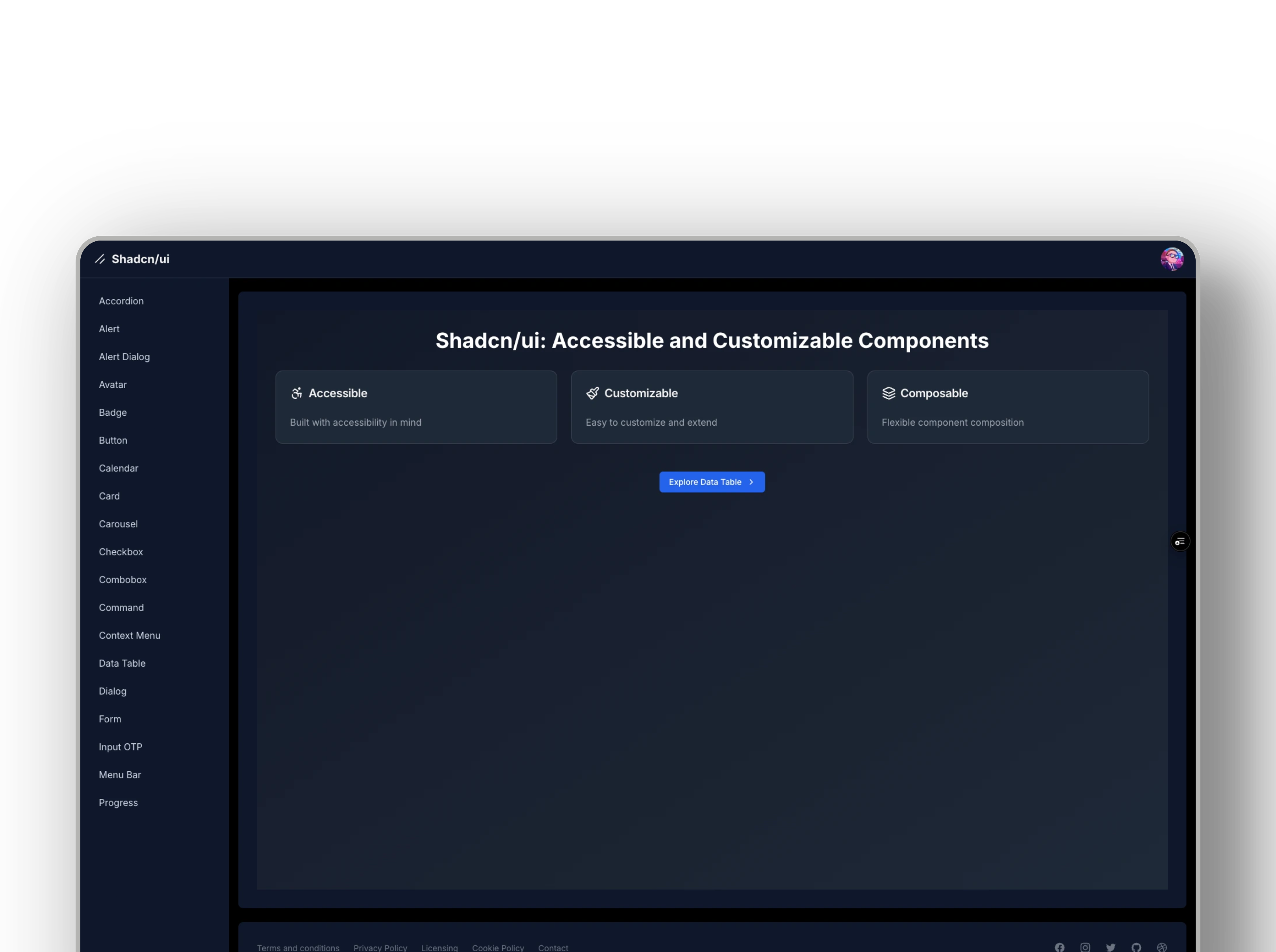 Shadcn Dashboard